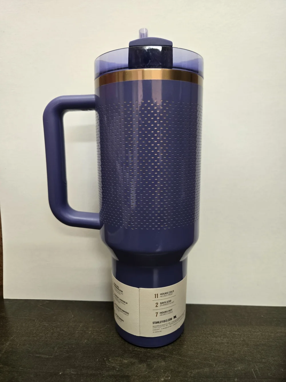 Stanley X Calia Quencher H2.0 Tumbler BluePurple 40oz - Picture 2 of 6